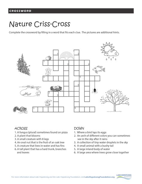 basic nature crossword